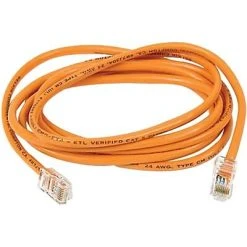 Ethernet Cables Belkin® 25' RJ45 Cat-5E Patch Cables; Snagless, Orange