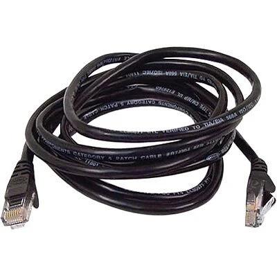 Ethernet Cables Belkin® 25' RJ45 Cat-5E Patch Cables; Black 3 Ethernet Cables Belkin® 25' RJ45 Cat-5E Patch Cables; Black