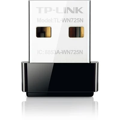 TP Link Network Adapters TP-LINK Wireless N Nano USB Adapter 150Mbps (TL-WN725N) 2 TP Link Network Adapters TP-LINK Wireless N Nano USB Adapter 150Mbps (TL-WN725N)