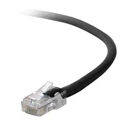 Ethernet Cables Belkin® A3L791 Cat5E 1' Snagless Patch Cable; Black