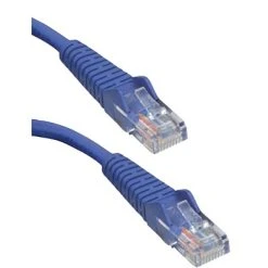 Ethernet Cables Tripp Lite N001-010-BL 10' CAT-5e Snagless Molded Patch Cable, Blue