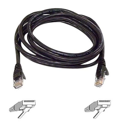 Ethernet Cables Belkin™ 14' Cat6 RJ45/RJ45 Snagless Duplex Patch Cable; Black 3 Ethernet Cables Belkin™ 14' Cat6 RJ45/RJ45 Snagless Duplex Patch Cable; Black