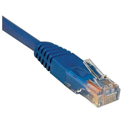 Ethernet Cables Tripp Lite 6' Cat5e RJ45M/RJ45M Molded UTP Patch Cable; Blue 3 Ethernet Cables Tripp Lite 6' Cat5e RJ45M/RJ45M Molded UTP Patch Cable; Blue