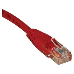 Ethernet Cables Tripp Lite 6' Cat5e RJ45M/RJ45M Molded UTP Patch Cable; Red