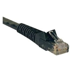 Ethernet Cables Tripp Lite® 100' Cat6 RJ45 Male/Male Gigabit Snagless Molded Patch Cable; Black
