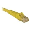 Ethernet Cables Tripp Lite 4' Cat6 RJ45/RJ45 Snagless Molded Patch Cable; Yellow 2 Ethernet Cables Tripp Lite 4' Cat6 RJ45/RJ45 Snagless Molded Patch Cable; Yellow -Linksys shop m000241220 s7 1