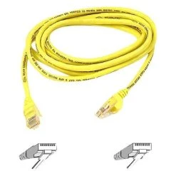Ethernet Cables Belkin A3L980-07-YLW-S 7' CAT-6 RJ-45 Patch Cable, Yellow85