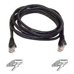 Ethernet Cables Belkin™ 7' Cat6 RJ45/RJ45 Snagless Duplex Patch Cable; Black