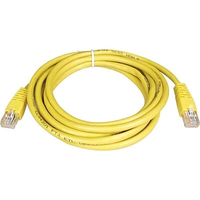 Ethernet Cables Tripp Lite 10' Cat5e RJ45/RJ45 Patch Cable; Yellow 3 Ethernet Cables Tripp Lite 10' Cat5e RJ45/RJ45 Patch Cable; Yellow