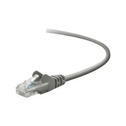 Ethernet Cables Belkin™ 5' Cat5e RJ45/RJ45 Snagless Duplex Patch Cable; Gray