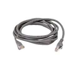 Ethernet Cables Belkin™ 2' Cat5e RJ45/RJ45 Snagless Duplex Patch Cable; Gray