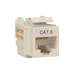 Couplers & Connectors Tripp Lite Cat6/Cat5e 110 Style Punch Down Keystone Jack; White