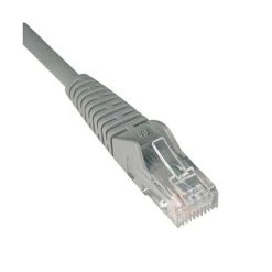 Ethernet Cables Tripp Lite 6' Cat6 RJ45/RJ45 Snagless Molded Cable; Gray