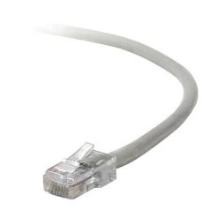 Ethernet Cables Belkin™ 8' Cat5e RJ45/RJ45 Duplex Patch Cable; Gray