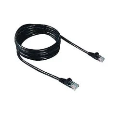 Ethernet Cables Belkin™ 1' Cat6 RJ45/RJ45 M Snagless Duplex Patch Cable; Black