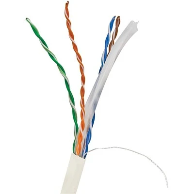 Ethernet Cables Vericom® 1000' Pull Box Cat 6 UTP Solid Riser CMR Cable, White 3 Ethernet Cables Vericom® 1000' Pull Box Cat 6 UTP Solid Riser CMR Cable, White
