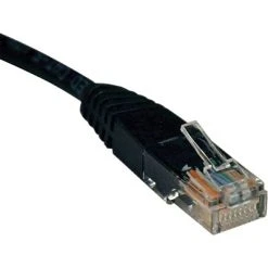 Ethernet Cables Tripp Lite® 2' Cat5e RJ45 Male/Male UTP Patch Cable; Black