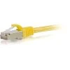 C2G Cables To Go Ethernet Cables C2G - 72" Cat6 Snagless Shielded (STP) Network Patch Cable; Yellow -Linksys shop m001124366 s7