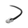 Ethernet Cables Belkin A3L791-04-BLK 4' CAT-5e RJ-45 Assembled Duplex Patch Cable, Black -Linksys shop m001388754 s7 4