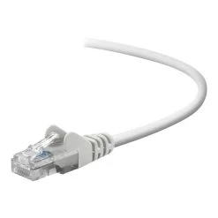 Ethernet Cables Belkin A3L791-10-WHT-S 10' CAT-5e RJ-45 Snagless Duplex Patch Cable, White1