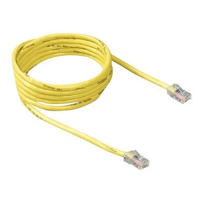 Ethernet Cables Belkin A3L781-07-YLW 7' CAT-5e RJ-45 Patch Cable, Yellow 3 Ethernet Cables Belkin A3L781-07-YLW 7' CAT-5e RJ-45 Patch Cable, Yellow