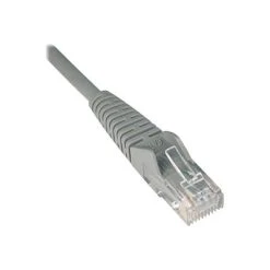 Ethernet Cables Tripp Lite N201-005-GY 5' CAT-6 RJ-45 Snagless Molded Patch Cable, Gray