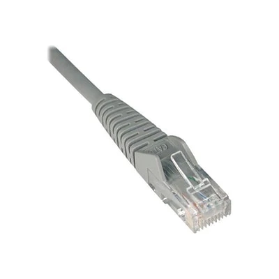 Ethernet Cables Tripp Lite N201-005-GY 5' CAT-6 RJ-45 Snagless Molded Patch Cable, Gray 3 Ethernet Cables Tripp Lite N201-005-GY 5' CAT-6 RJ-45 Snagless Molded Patch Cable, Gray
