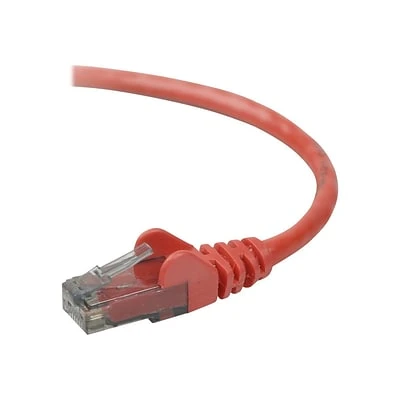 Ethernet Cables Belkin™ A3L980-20-RED-S 20' RJ-45 Male/Male Cat 6 Snagless UTP Patch Cable; Red 3 Ethernet Cables Belkin™ A3L980-20-RED-S 20' RJ-45 Male/Male Cat 6 Snagless UTP Patch Cable; Red