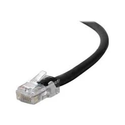Ethernet Cables Belkin A3L980-20-BLK 20' CAT-6 Snagless Patch Cable, Black1
