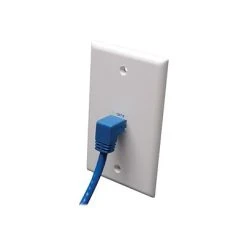 Ethernet Cables Tripp Lite N204-010-BL-DN 10' CAT-6 RJ-45 Right Angle Down M To RJ-45 M Molded Patch Cable, Blue1