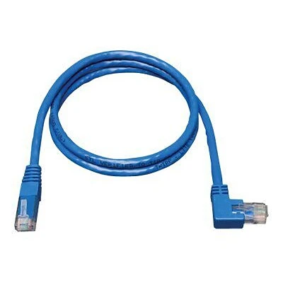 Ethernet Cables Tripp Lite N204-010-BL-RA 10' CAT-6 RJ-45 Right Angle M To RJ-45 M Molded Patch Cable, Blue1 4 Ethernet Cables Tripp Lite N204-010-BL-RA 10' CAT-6 RJ-45 Right Angle M To RJ-45 M Molded Patch Cable, Blue1 - Image 2