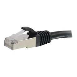 C2G Cables To Go Ethernet Cables C2G 20ft Cat6 Snagless Shielded (STP) Ethernet Network Patch Cable Black Patch Cable 20 Ft Black