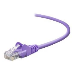 Ethernet Cables Belkin A3L791-10-PUR-S 10' CAT-5e RJ-45 Snagless Duplex Patch Cable, Purple1