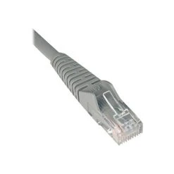 Ethernet Cables Tripp Lite N201-015-GY 15' RJ-45 CAT-6 Snagless Patch Cable, Gray