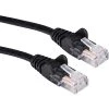 Ethernet Cables QVS 7' RJ-45 Male To Male Gigabit Ethernet Flexible Molded Patch Cord; Black, 3/Pack