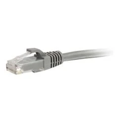 C2G Cables To Go Cables C2G ® 27130 1' RJ-45 Male/Male Cat6 Snagless Unshielded Ethernet Network Patch Cable, Gray