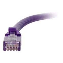 C2G Cables To Go Cables C2G ® 27801 3' RJ-45 Male/Male Cat6 Snagless Unshielded Ethernet Network Patch Cable, Purple