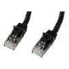 Ethernet Cables StarTech® 75' Cat 6 Snagless RJ-45 Male/Male Patch Cable; Black 2 Ethernet Cables StarTech® 75' Cat 6 Snagless RJ-45 Male/Male Patch Cable; Black -Linksys shop m002258477 s7