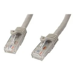 Ethernet Cables StarTech N6PATCH10GR Cat6 Patch Cable With Snagless RJ45 Connectors; 10ft, Gray