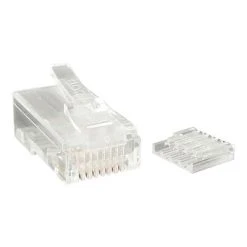 Networking Accessories StarTech® Cat 6 RJ45 Stranded Modular Plug; Clear