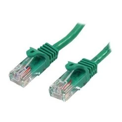 Ethernet Cables StarTech® 25' Cat 5e Snagless RJ-45 Male/Male Patch Cable; Green