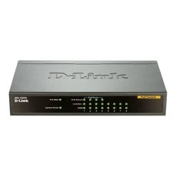Switches D-Link® DES-1008PA 8-Port PoE UnManaged Fast Ethernet Switch