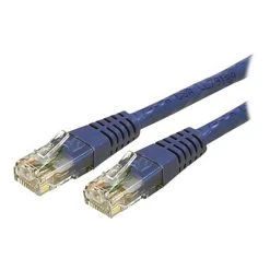 Ethernet Cables StarTech C6PATCH50BL 50ft Cat-6 Blue Molded RJ45 UTP Gigabit Patch Cable