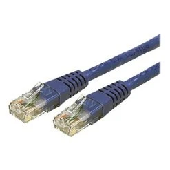 Ethernet Cables StarTech C6PATCH3BL 3ft Cat-6 Blue Molded RJ45 UTP Gigabit Patch Cable