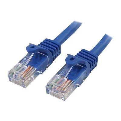 Ethernet Cables StarTech RJ45PATCH7 7ft Cat5e Blue Snagless RJ45 UTP Patch Cable 3 Ethernet Cables StarTech RJ45PATCH7 7ft Cat5e Blue Snagless RJ45 UTP Patch Cable