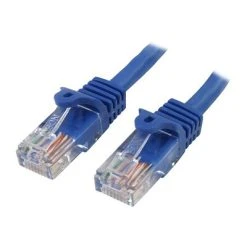 Ethernet Cables StarTech RJ45PATCH50 50ft Cat5e Blue Snagless RJ45 UTP Patch Cable