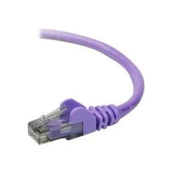 Ethernet Cables Belkin A3L980-14-PUR-S 14' RJ-45 Male/Male Cat6 Snagless Patch Cable, Purple