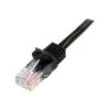 Ethernet Cables StarTech 45PATCH15BK Cat5e Patch Cable With Snagless RJ45 Connectors; 15ft, Black -Linksys shop m002363636 s7
