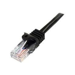 Ethernet Cables StarTech 45PATCH15BK Cat5e Patch Cable With Snagless RJ45 Connectors; 15ft, Black