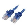 Ethernet Cables StarTech RJ45PATCH5 5ft Cat5e Blue Snagless RJ45 UTP Cat 5e Patch Cable